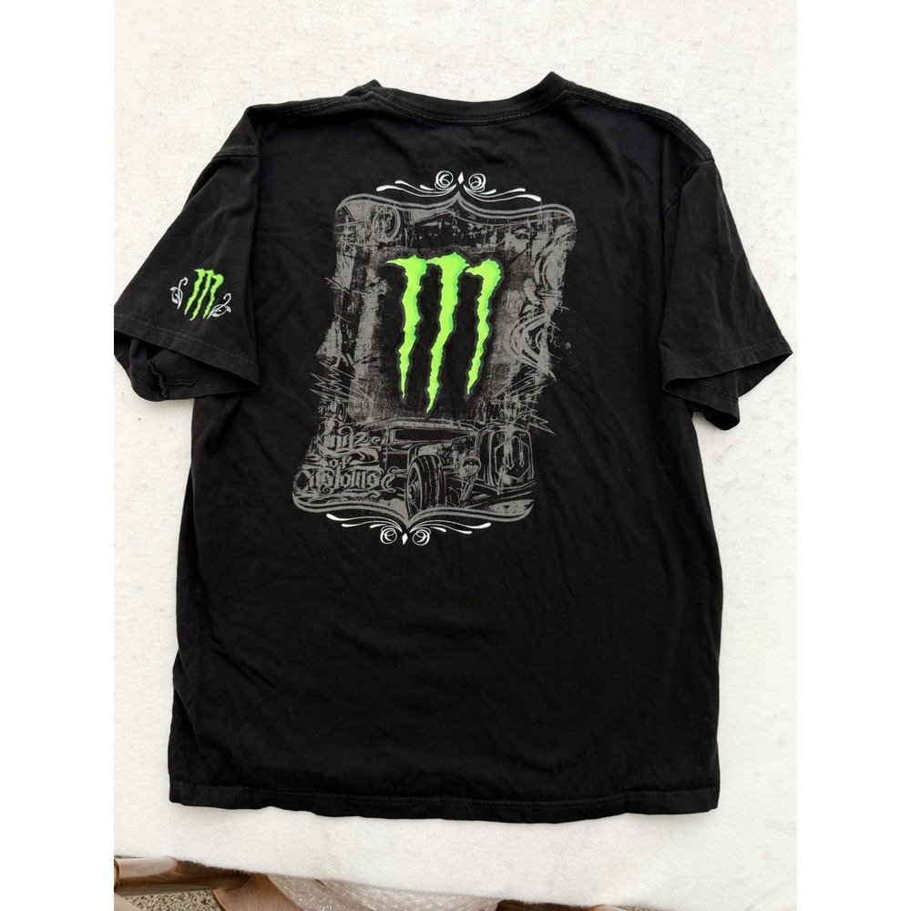 Vintage Y2K West Coast Customs Monster Energy Shirt Men's L Skate Grunge RARE